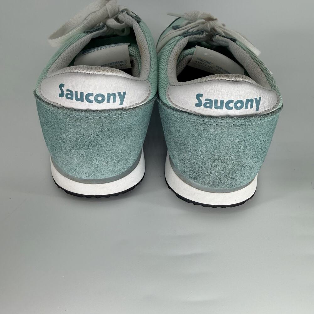 Saucony Hornet Women's Sneakers Size 8.5 Teal Mint White Retro Running S60538-7 - Picture 4 of 14